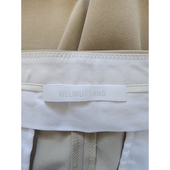 Helmut Lang NWT High Rise Pants 10 Slit Leg Oatmeal Beige - Picture 3 of 5